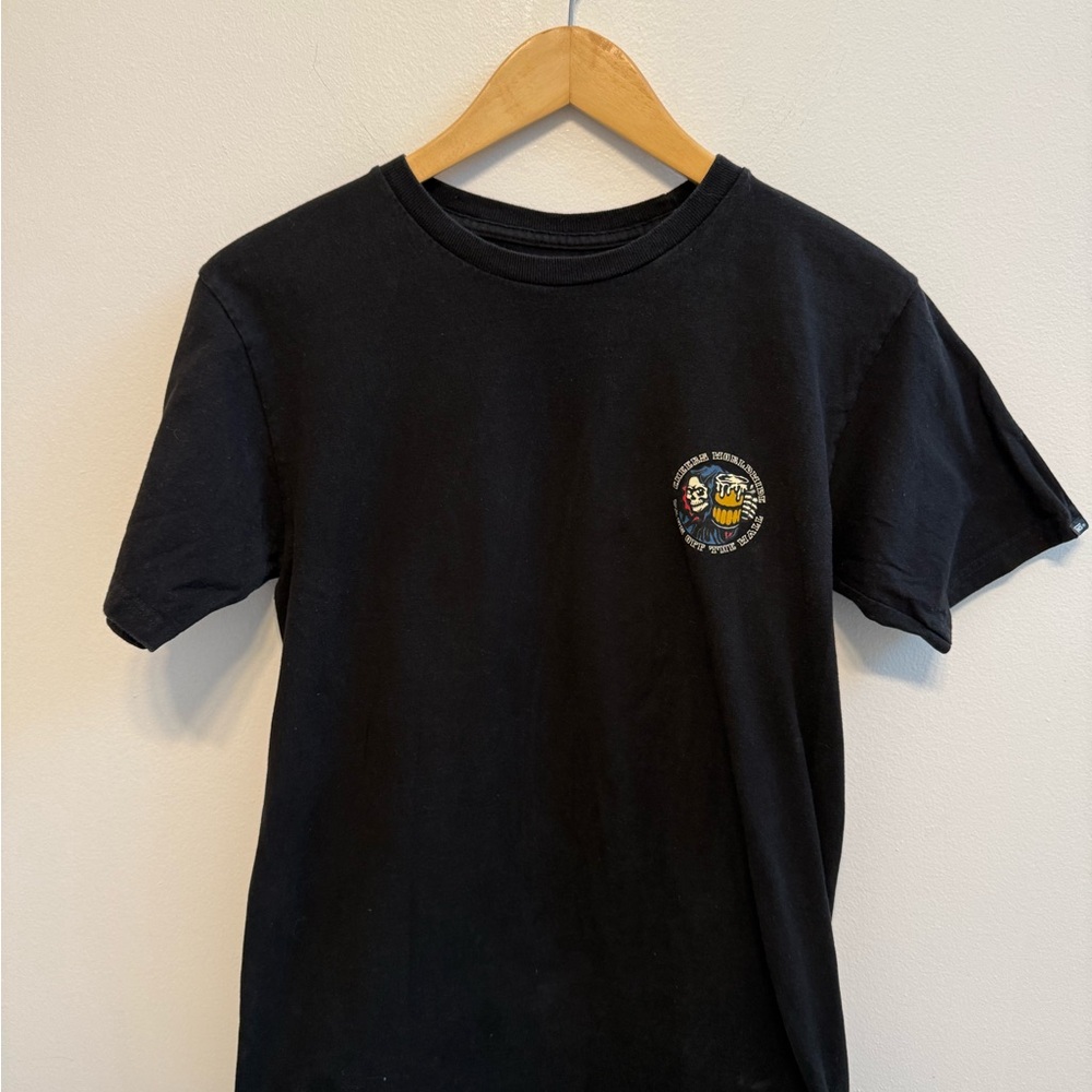 vans cheers worldwide black t-shirt